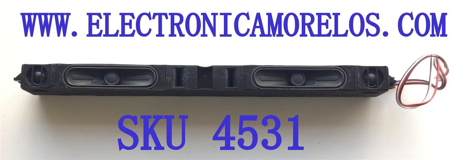 BOCINAS PARA TV ONN / NUMERO DE PARTE 100012585 / MODELO 100012585 / MODELO DE 50''	